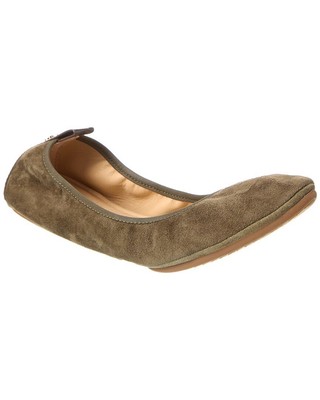 

Женские замшевые балетки Yosi Samra Vienna с острым носком, Mud suede, NA