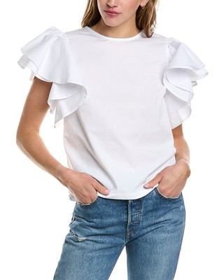 Женский топ с оборками Elie Tahari