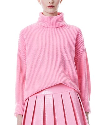 

Легкий полушерстяной пуловер с водолазкой Alice + Olivia Norma, женский, Primrose