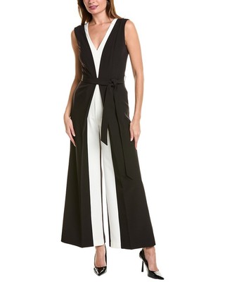 Elie Tahari The Ellis Jumpsuit Womens Black 2
