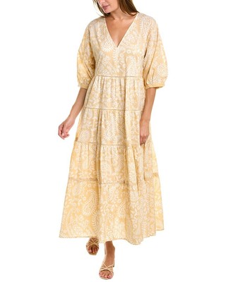 

Платье макси Ros Garden Fatima женское, Бежевый