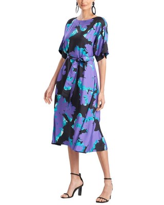 

Платье из смесового шелка Natori Taichou женское фиолетовое, Фиолетовый