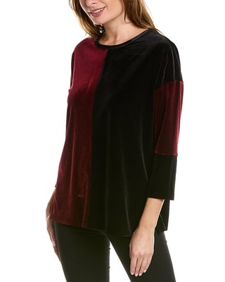 

Туника с цветными блоками Jones New York Dolman Женская, Фиолетовый
