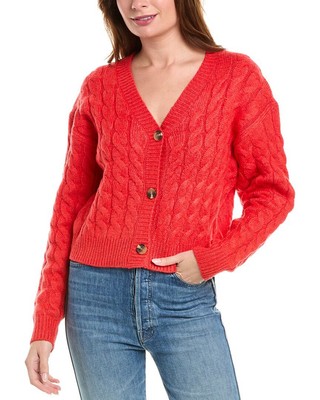 Aiden Cardigan Womens Red S