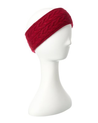 Кашемировая повязка на голову Portolano Женская красная