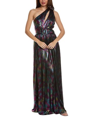 Retrofête Andrea Maxi Dress Womens Purple L