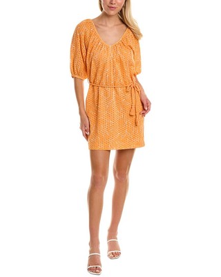 

Мини-платье Joie с люверсами, женское оранжевое, Оранжевый