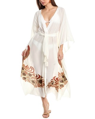 Juan De Dios Morena Silk Kaftan Womens