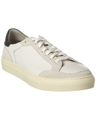 Мужские кроссовки Alphakilo Atlas из кожи и замши белого цвета 9