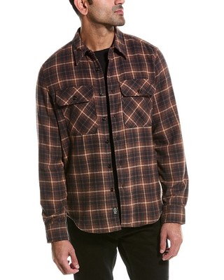 Рубашка из аляскинской замши Todd Snyder мужская коричневая M