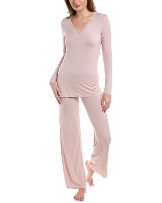 

Женский пижамный комплект Natori Feathers Essentials, размер размера, 2 шт., Rostrosette