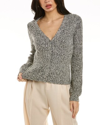 

Donna Karan Вязаный кардиган женский, Bliblk/ivory