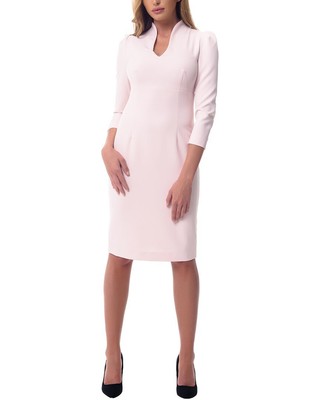 

Женское платье миди Arefeva с рукавами до локтя, размер, Beige/pink
