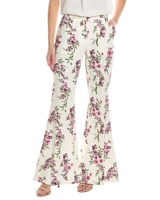Женские расклешенные брюки из ткани Bcbgmaxazria