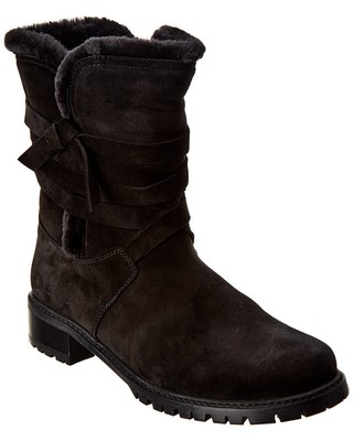 

Stuart Weitzman Snowfield Замшевые женские ботинки розового цвета, Розовый, NA