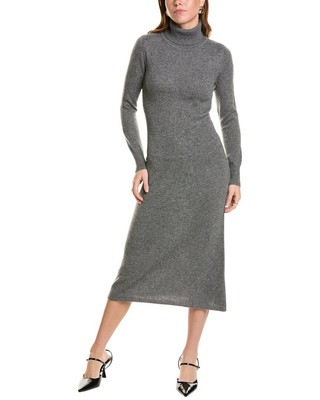 Sofiacashmere Cashmere Sweaterdress Womens Grey Xs