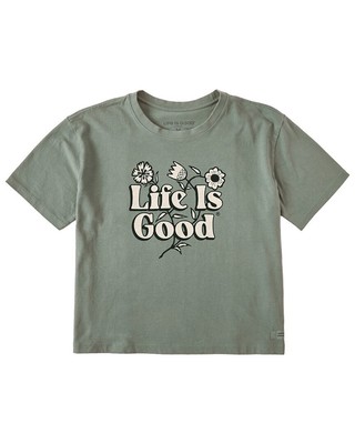 Женская футболка Life Is Good Crusher свободного кроя M