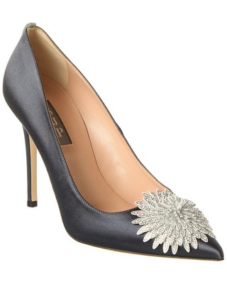 Женские туфли-лодочки Sjp By Sarah Jessica Parker Sly из 100 % атласа серого цвета 39