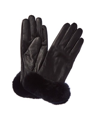 

Кожаные перчатки Surell Accessories Женские, черные, Черный