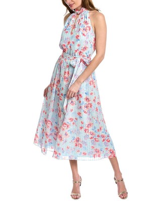 

Anne Klein Naples Yoryu Платье женское синее размера, Синий