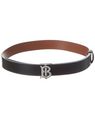 

Двусторонний кожаный ремень Burberry Tb женский, Черный