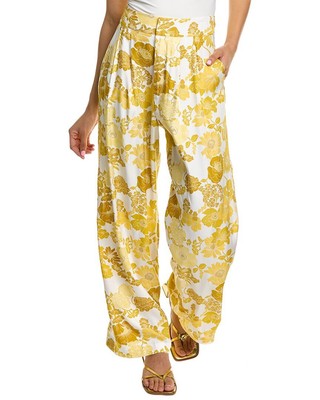 

Женские плиссированные брюки Ted Baker, желтые, Желтый, NA