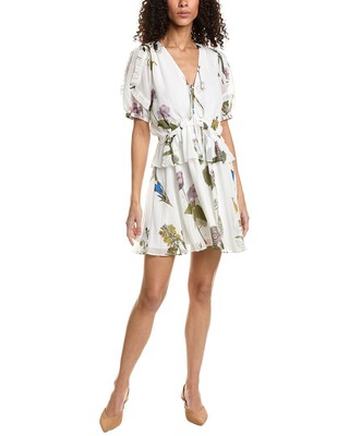 Женское шифоновое мини-платье Ted Baker из шифона