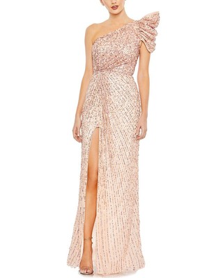 Женское платье А-силуэта Mac Duggal на одно плечо 6