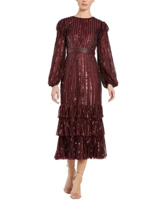 Женское многоярусное платье Mac Duggal