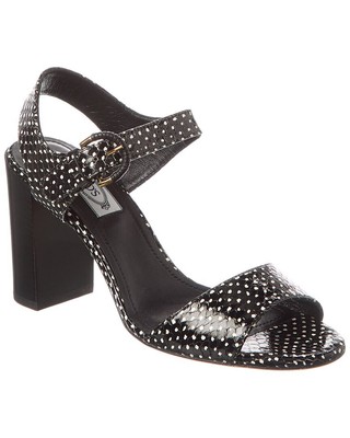 Tod S Logo Leather Sandal Womens