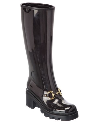 

Женские сапоги до колена Gucci Horsebit, Черный, NA