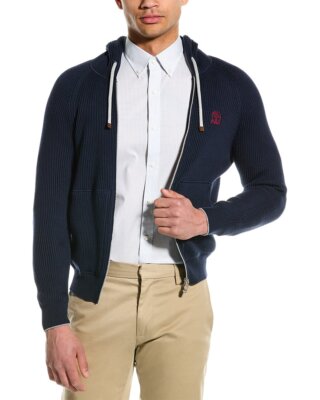 

Мужская худи в рубчик Brunello Cucinelli, Cs