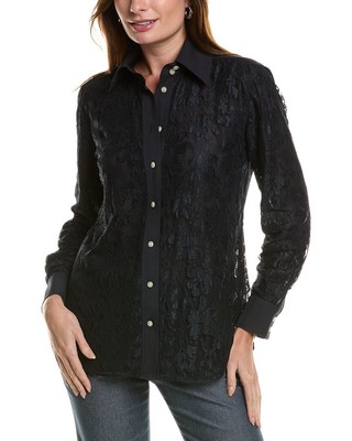 Блузка Lafayette 148 New York из французского кружева James Женская S