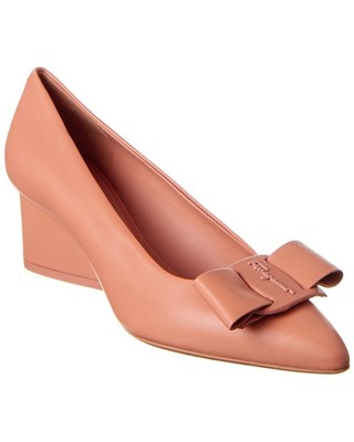 Женские кожаные туфли-лодочки Ferragamo Viva