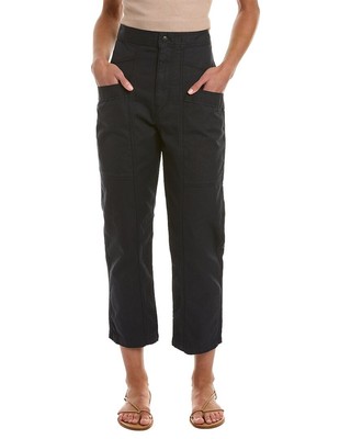 

Брюки из смесового льна Isabel Marant Étoile Pandore женские черные, Черный, NA