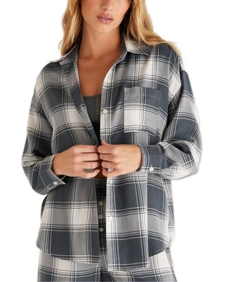 

Женская клетчатая рубашка Z Supply Road Trip, Washed pine