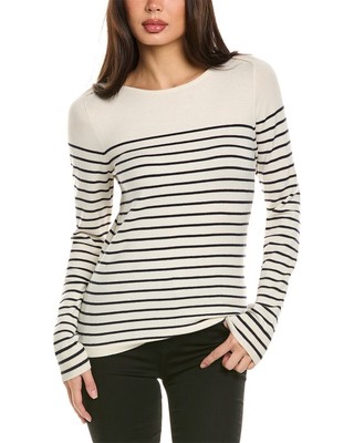 Женский свитер из смеси шелка и шерсти Weekend Max Mara Molina, белый, Xs