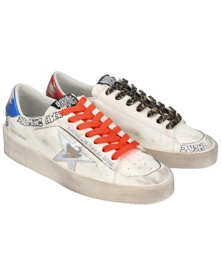 

Кожаные кроссовки Golden Goose Stardan женские белые, Белый, NA