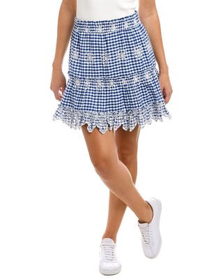 

Женская мини-юбка в мелкую клетку Sail To Sable, Синий