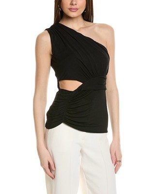 Женский топ на одно плечо Bcbgmaxazria, черный, Xxs