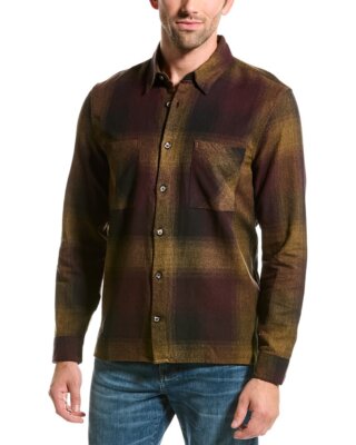 

Мужская рубашка стандартного кроя John Varvatos Cole, Фиолетовый