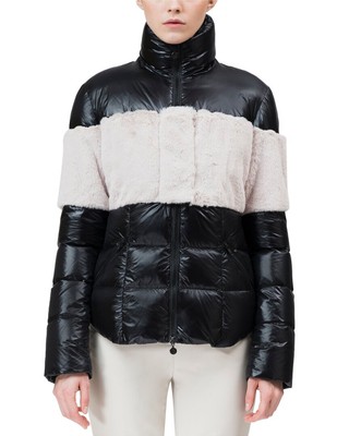 

Пуховик -quot;Снеговик-quot; женский, White multi, NA