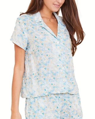

Рубашка Bella Dahl женская, Blfpblue floral print