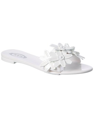 

Женские резиновые сандалии Tod S белые, Белый, NA
