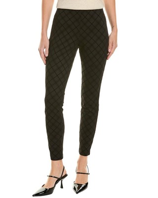 Nanette Nanette Lepore Velvet Plaid Legging Womens Black Xl