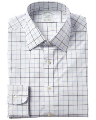 

Мужская классическая рубашка Brooks Brothers Milano, Белый, NA