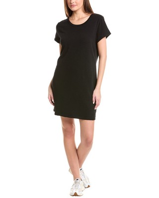 Платье-футболка из японского трикотажа Perfectwhitetee Женское черное Xs
