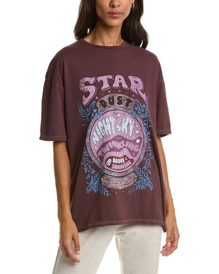 

Женская футболка оверсайз Project Social T Stardust фиолетового цвета, Фиолетовый