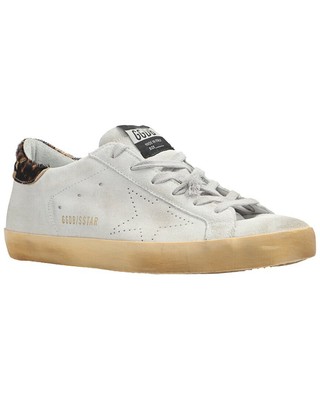 Женские кожаные кроссовки Golden Goose Superstar белые 39