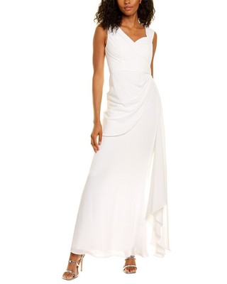 

Платье женское жатое Badgley Mischka белое, Белый